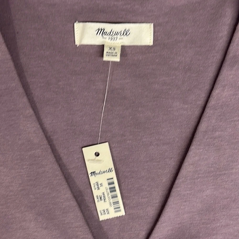 Madewell Purple Sleeveless Tank Top - Picture 2 of 6